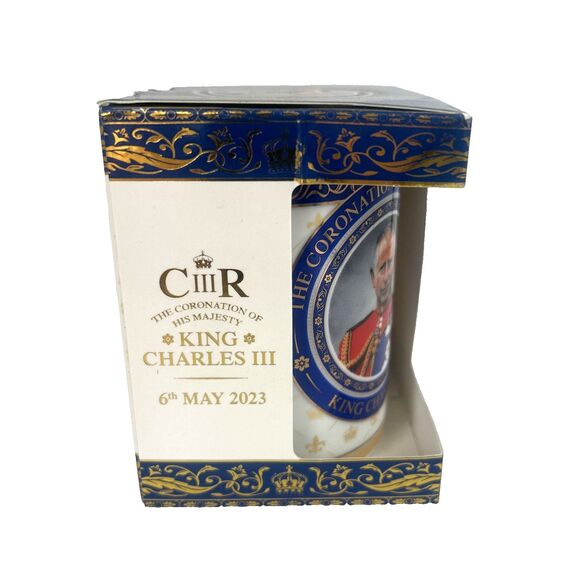 King Charles III Coronation Collectors Lippy Mug Souvenir Elgate Gold Plated NEW - Picture 5 of 7